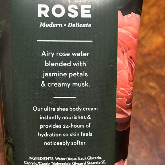 NEW Bath & Body Works Rose Nourishing Lotion and Cream Set - Picture 3 of 6